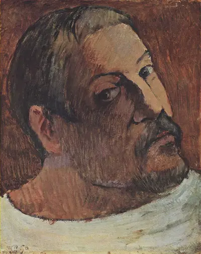 Self Portrait Three Quarter Profile Paul Gauguin